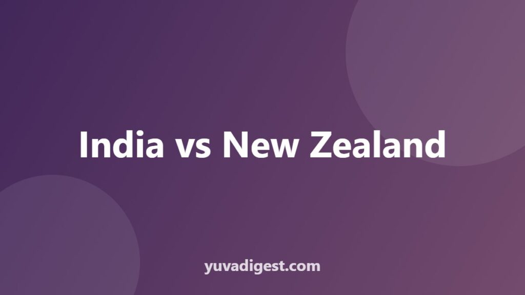 India vs New Zealand 2026 Schedule, Squads, Where to Watch