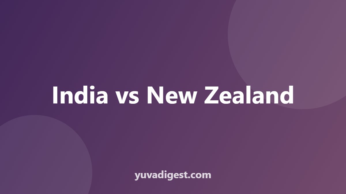 India vs New Zealand