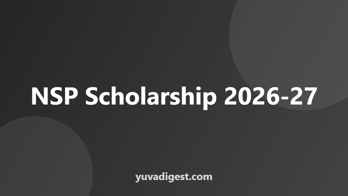 NSP Scholarship 2026-27