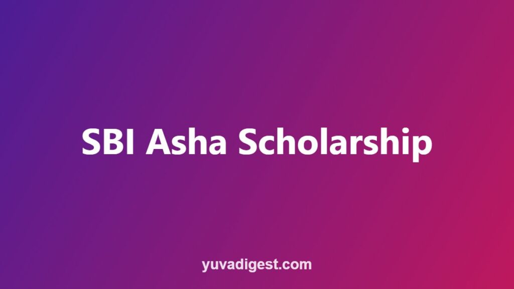SBI Platinum Jubilee Asha Scholarship: Eligibility and Apply
